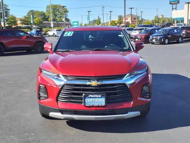 used 2021 Chevrolet Blazer car, priced at $24,612