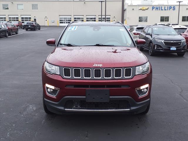 used 2021 Jeep Compass car, priced at $21,177