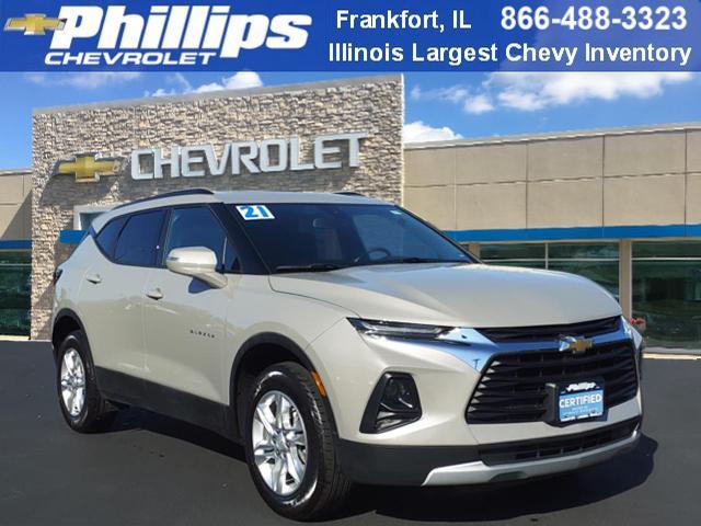 used 2021 Chevrolet Blazer car, priced at $24,922