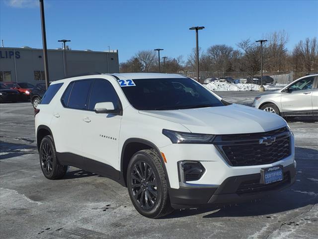 used 2022 Chevrolet Traverse car, priced at $36,254