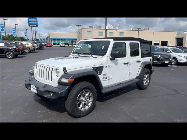 used 2020 Jeep Wrangler Unlimited car, priced at $25,499
