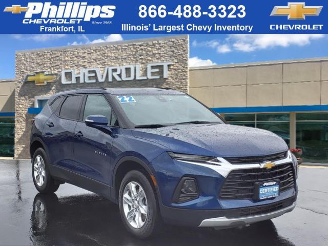 used 2022 Chevrolet Blazer car, priced at $23,668