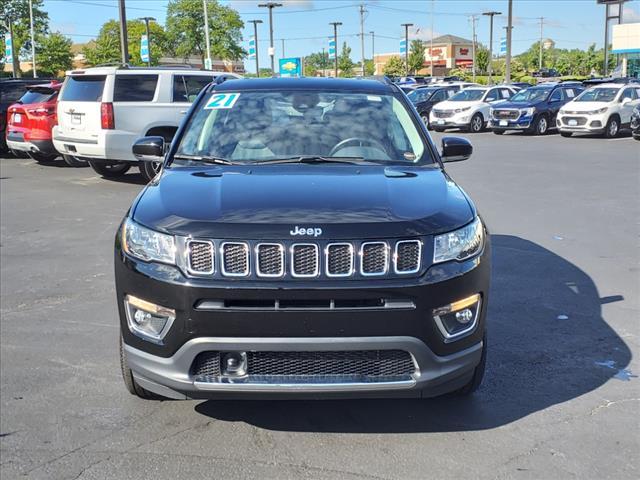 used 2021 Jeep Compass car, priced at $21,777