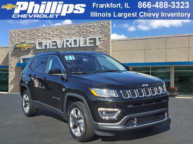 used 2021 Jeep Compass car, priced at $22,454