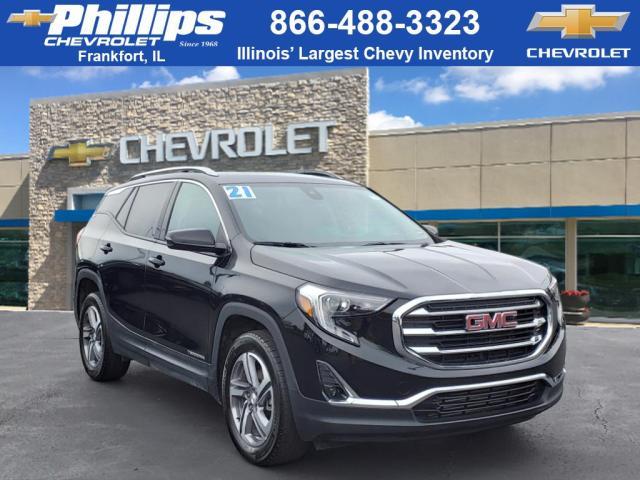 used 2021 GMC Terrain car, priced at $23,448