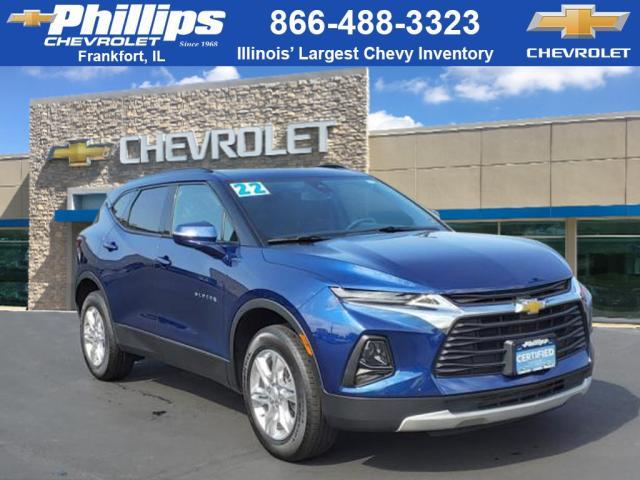 used 2022 Chevrolet Blazer car, priced at $21,998