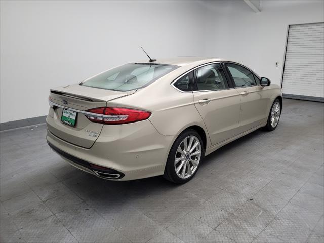 used 2017 Ford Fusion car, priced at $19,495