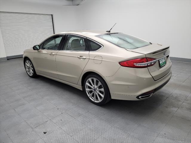 used 2017 Ford Fusion car, priced at $19,495