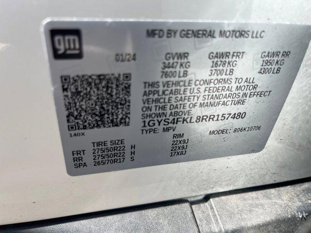 used 2024 Cadillac Escalade car, priced at $85,498