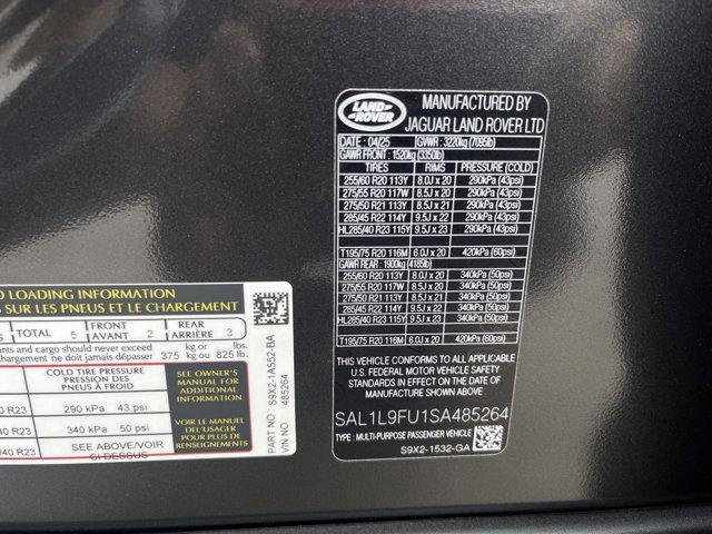 new 2025 Land Rover Range Rover Sport car, priced at $114,152