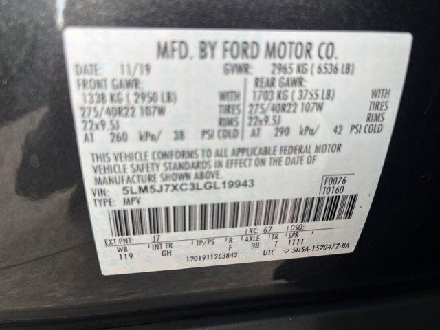 used 2020 Lincoln Aviator car, priced at $33,497