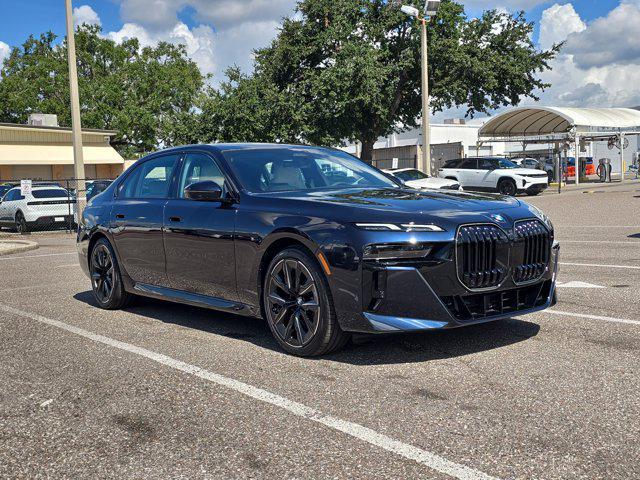 new 2025 BMW 740 car, priced at $104,485