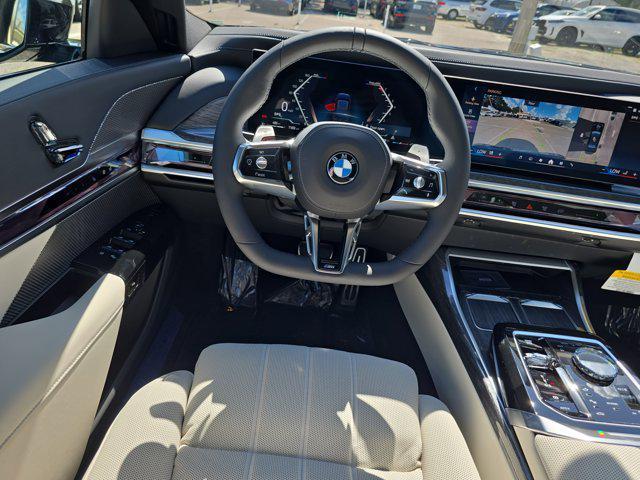 new 2025 BMW 740 car, priced at $104,485
