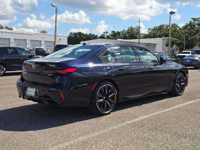 new 2025 BMW 740 car, priced at $104,485