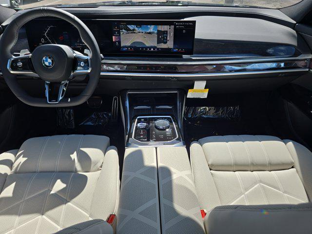 new 2025 BMW 740 car, priced at $104,485