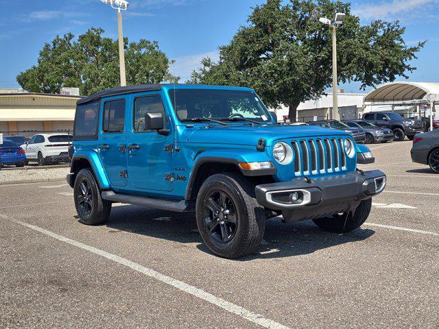 used 2021 Jeep Wrangler Unlimited car, priced at $32,906
