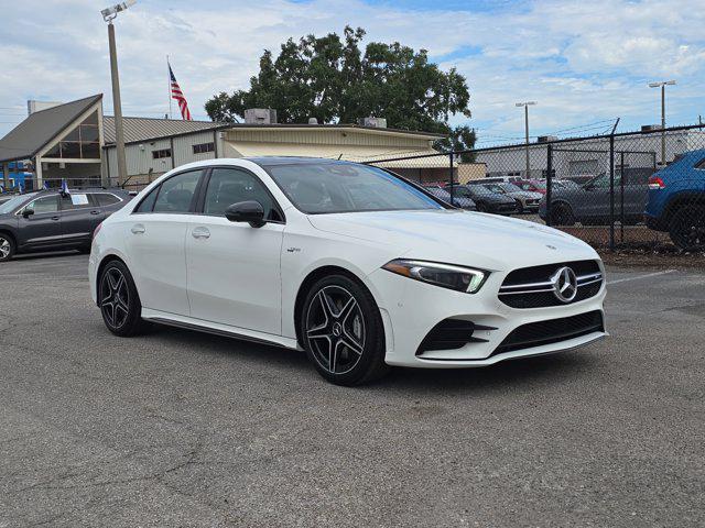 used 2021 Mercedes-Benz AMG A 35 car, priced at $38,274