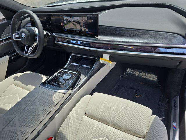 new 2025 BMW 740 car, priced at $104,485