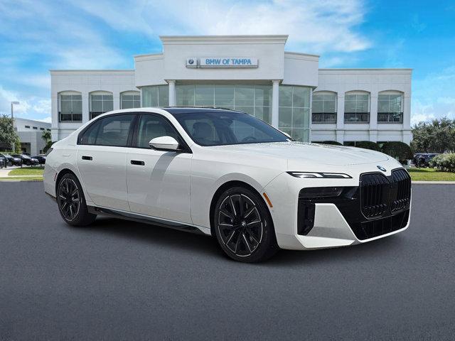 new 2025 BMW 740 car, priced at $104,485