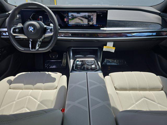new 2025 BMW 740 car, priced at $104,485