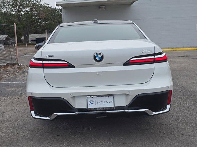 new 2025 BMW 740 car, priced at $104,370