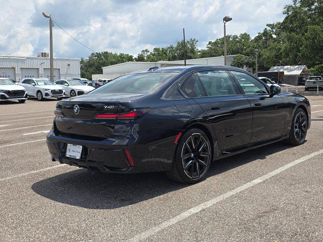 new 2025 BMW 740 car, priced at $104,485
