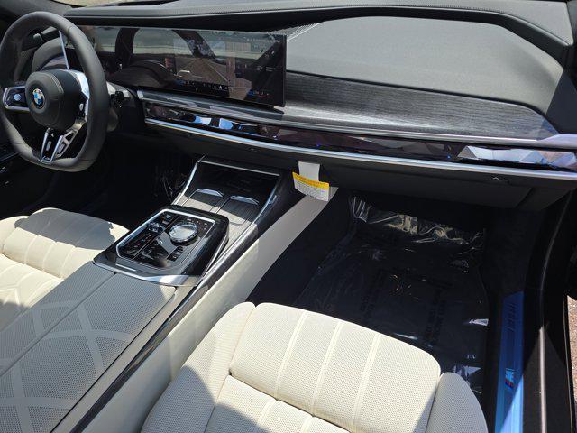 new 2025 BMW 740 car, priced at $104,485