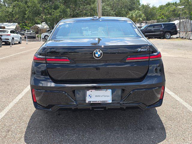 new 2025 BMW 740 car, priced at $104,485