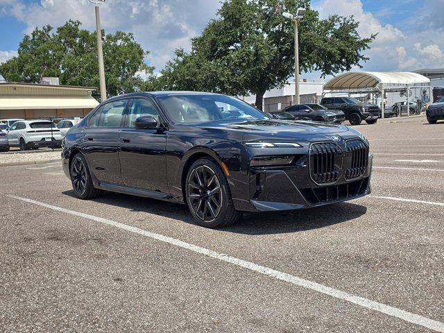 new 2025 BMW 740 car, priced at $104,485
