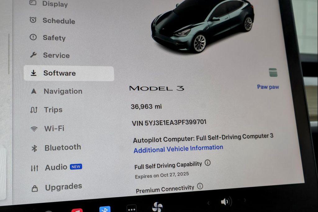 used 2023 Tesla Model 3 car, priced at $24,491