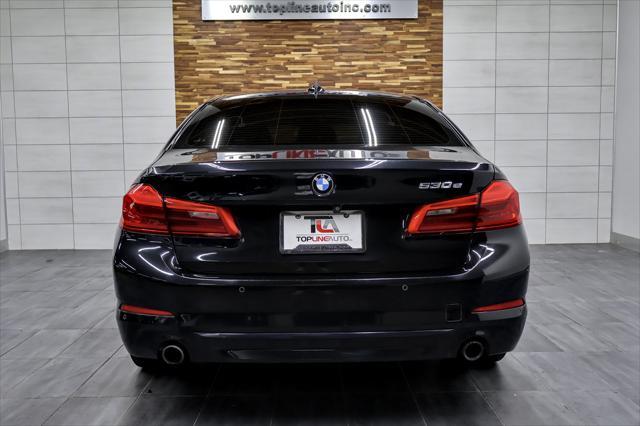 used 2018 BMW 530e car, priced at $13,991