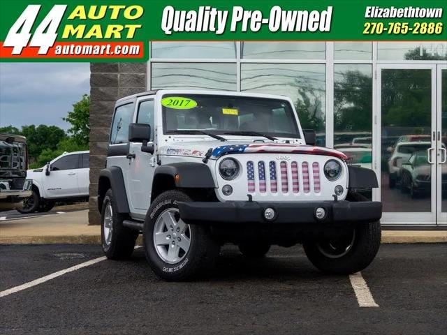 used 2017 Jeep Wrangler car, priced at $17,344