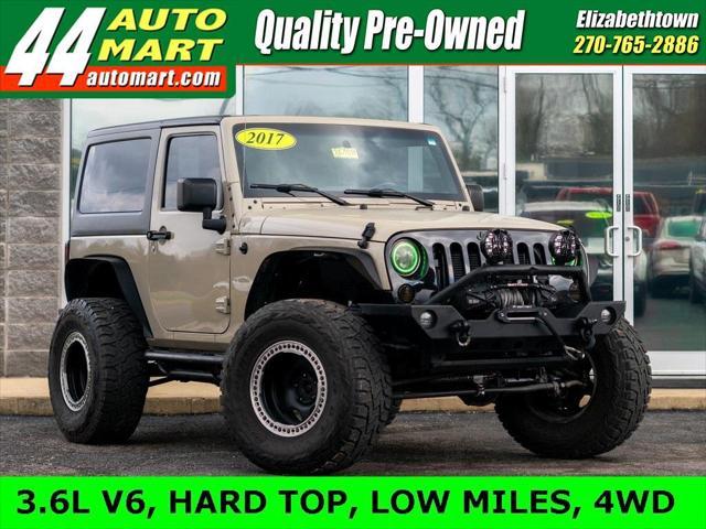 used 2017 Jeep Wrangler car, priced at $21,844