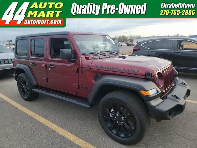 used 2022 Jeep Wrangler Unlimited car, priced at $37,944