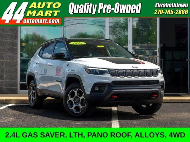 used 2022 Jeep Compass car, priced at $25,744