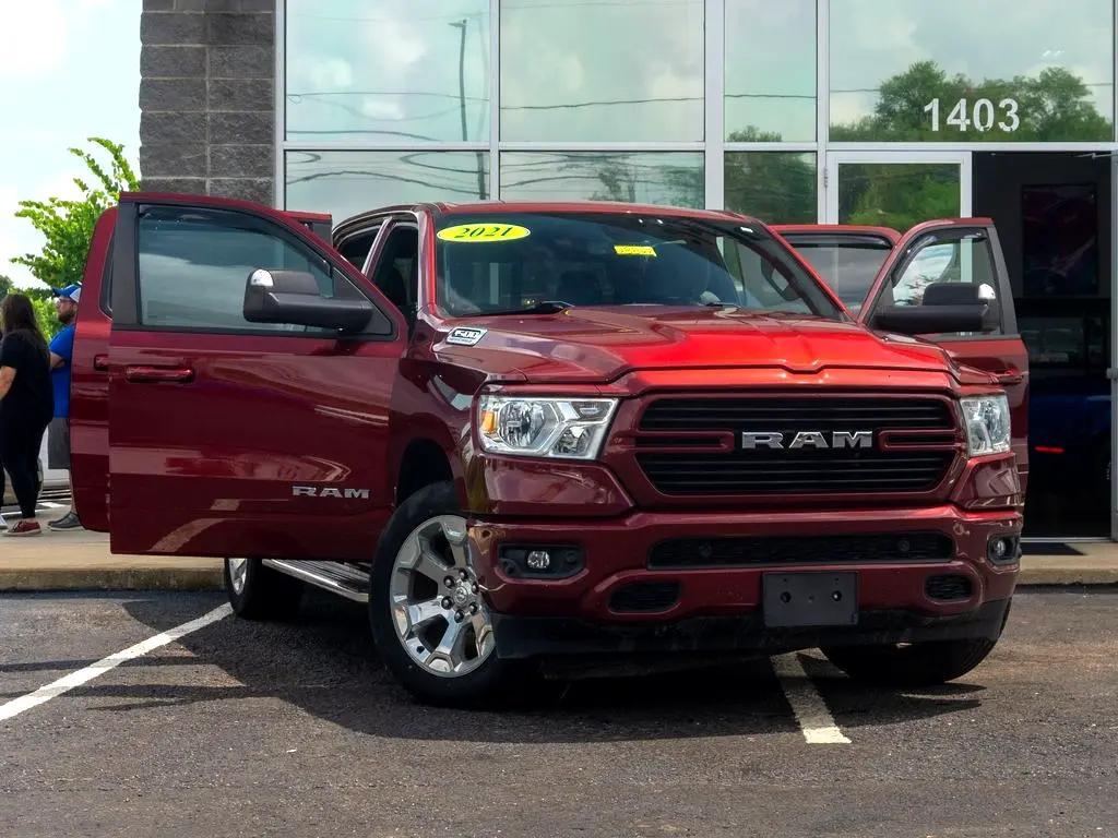 used 2021 Ram 1500 car, priced at $26,444