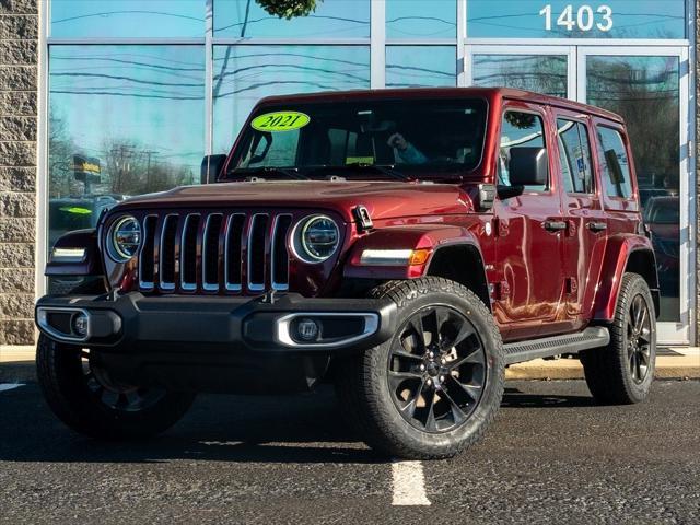 used 2021 Jeep Wrangler Unlimited 4xe car, priced at $29,844