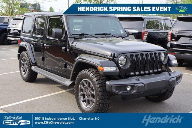 used 2021 Jeep Wrangler Unlimited car, priced at $29,526