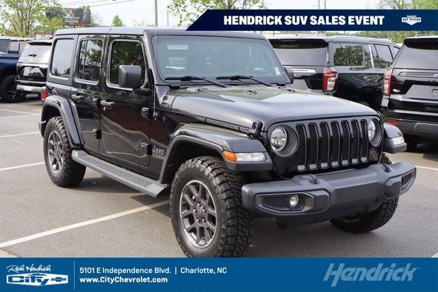 used 2021 Jeep Wrangler Unlimited car, priced at $29,526