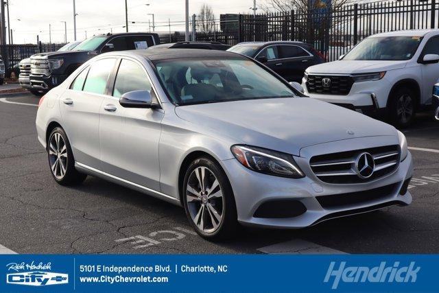 used 2017 Mercedes-Benz C-Class car, priced at $19,946