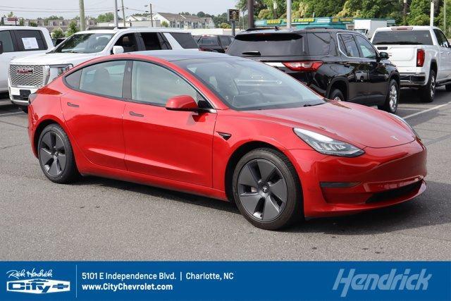 used 2021 Tesla Model 3 car, priced at $23,593