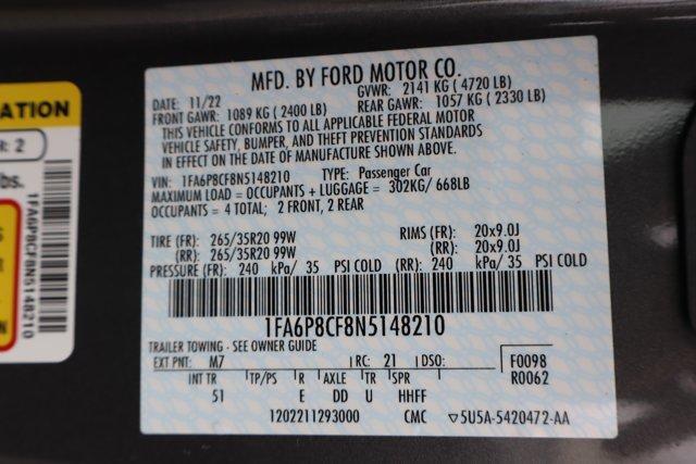 used 2022 Ford Mustang car, priced at $41,530