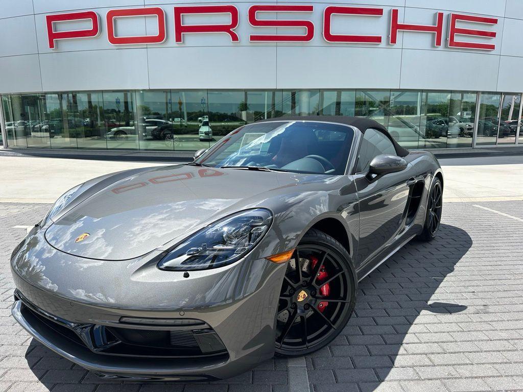 new 2025 Porsche 718 Boxster car, priced at $123,525