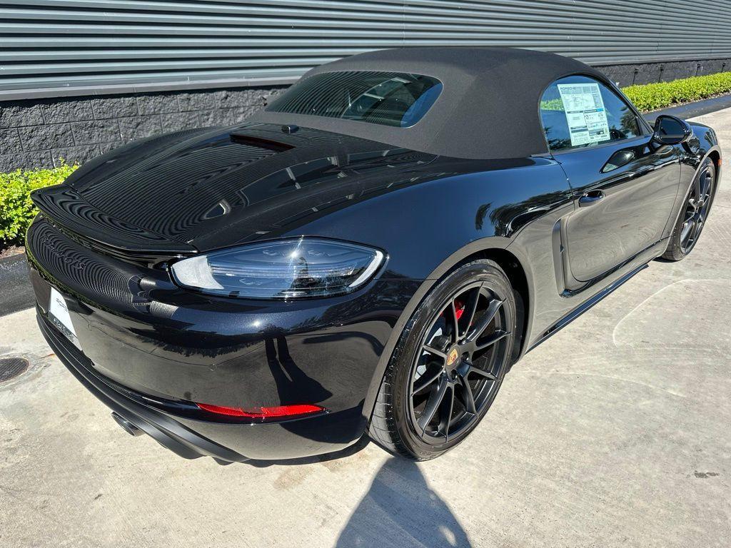 new 2025 Porsche 718 Boxster car, priced at $125,805