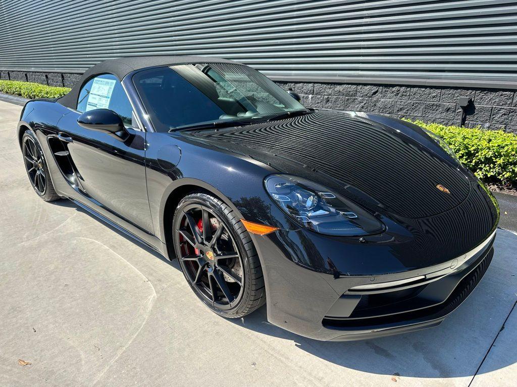 new 2025 Porsche 718 Boxster car, priced at $125,805