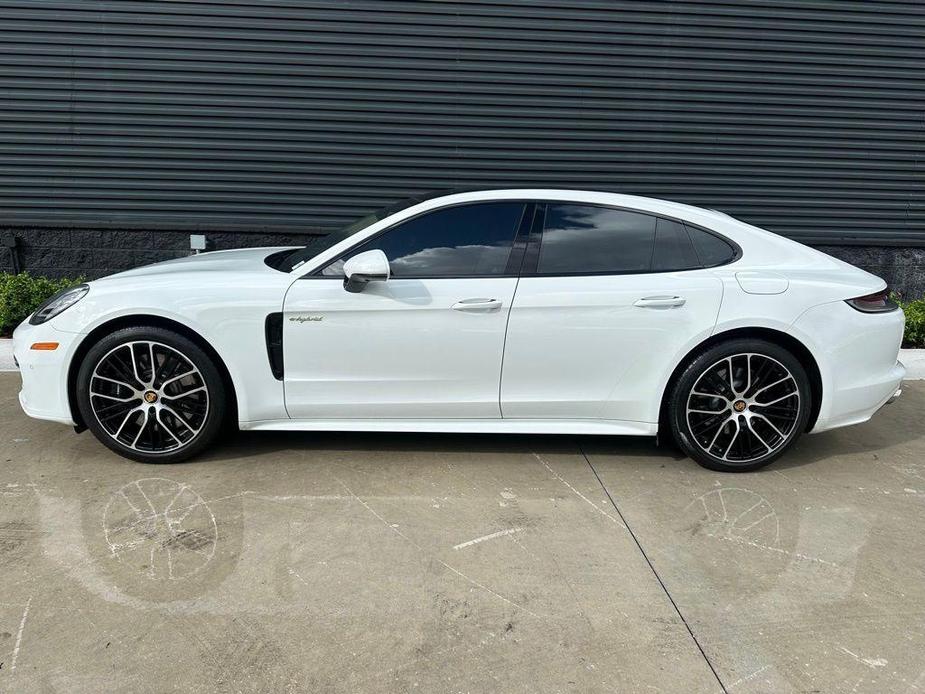 used 2023 Porsche Panamera e-Hybrid car, priced at $114,995