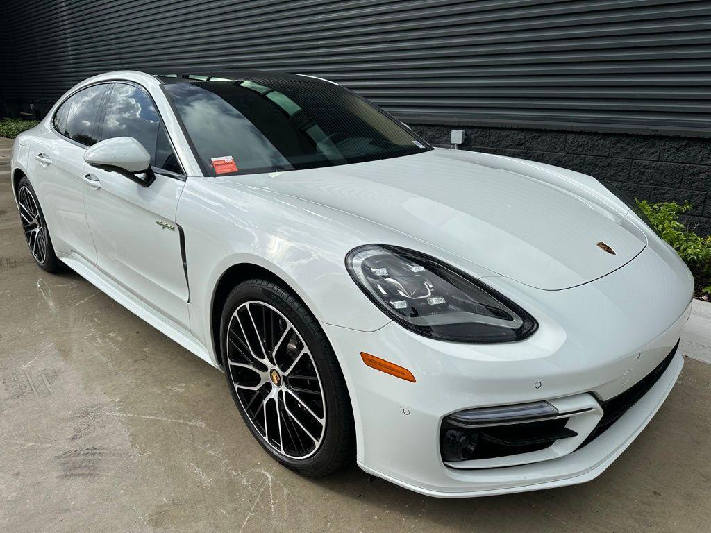 used 2023 Porsche Panamera e-Hybrid car, priced at $114,995