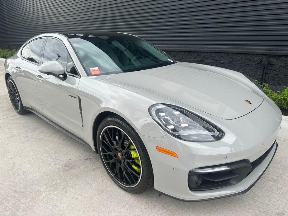 used 2022 Porsche Panamera e-Hybrid car, priced at $89,995