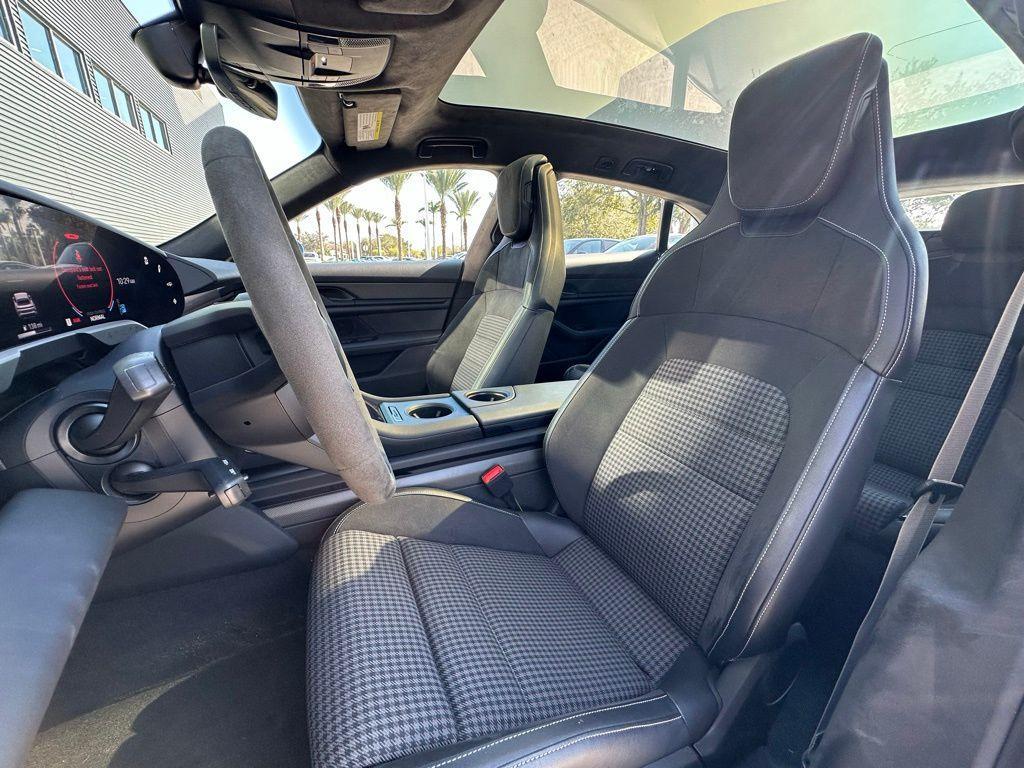 used 2025 Porsche Taycan car, priced at $127,695