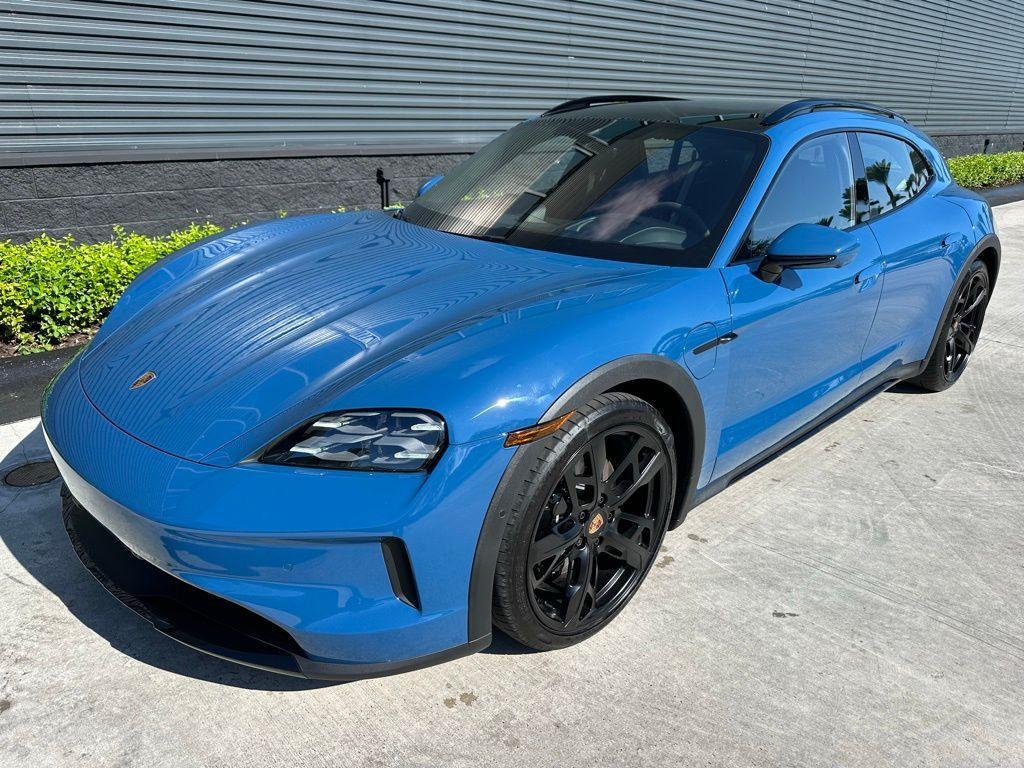 used 2025 Porsche Taycan car, priced at $127,695